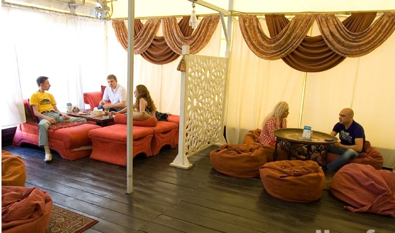 снимок зала для мероприятия Кафе Июль на 1 мест Краснодара