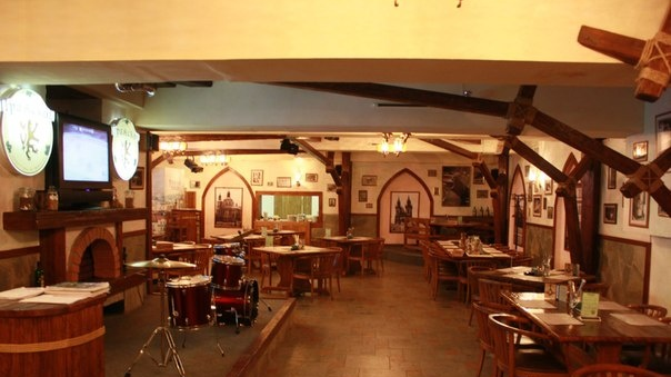 вид зала для мероприятия Пивные рестораны Пражский пивовар на 1 мест Краснодара